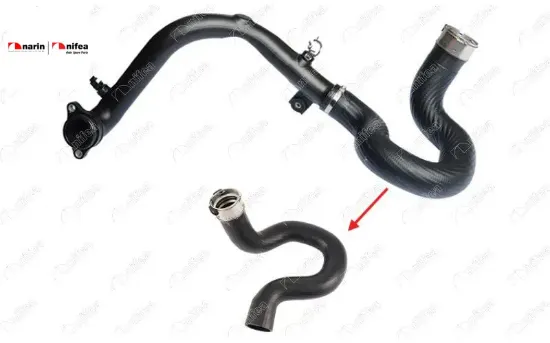 TURBO HORTUMU PLASTİK BORU HARİÇ EGEA 1.6 D Multijet resmi
