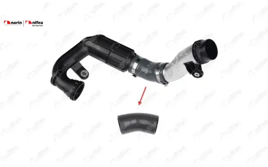 TURBO HORTUMU PLASTİK BORU HARİÇ MERCEDES BENZ C SERİSİ resmi