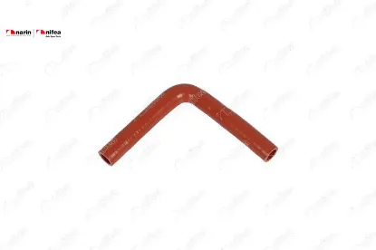 SİLİKON DİRSEK HORTUMU 18mm x 28mm 15cm x 15cm 3 KAT POLYESTER KULLANILMIŞTIR resmi