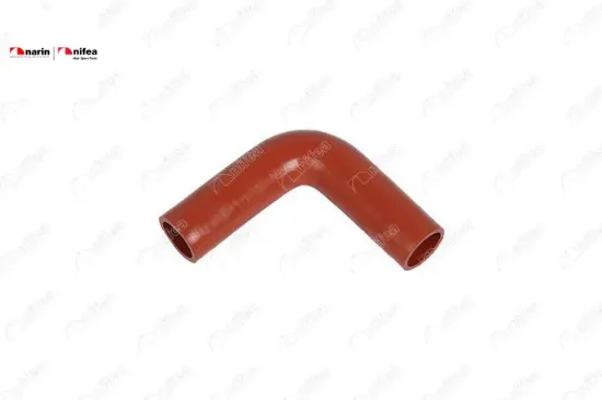 SİLİKON DİRSEK HORTUMU 40mm x 50mm 15cm x 15cm 3 KAT POLYESTER KULLANILMIŞTIR resmi