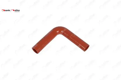 SİLİKON DİRSEK HORTUMU 28mm x 38mm 15cm x 15cm 3 KAT POLYESTER KULLANILMIŞTIR resmi