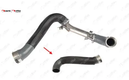 TURBO HORTUMU METAL BORU HARİÇ OK İLE GÖSTERİLEN MEGANE TALISMAN 1.6 dci resmi