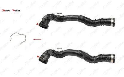 TURBO BORUSU SEKMANI 520 528 1.6/ 2.0 BENZİN 2007-2013 resmi