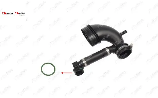 TURBO BORUSU CONTASI PLASTİK BORU HARİÇ FIESTA V FUSION 1.6 TDCI 04>12 resmi