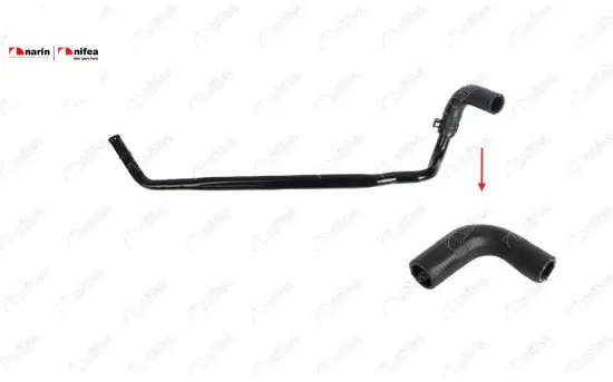 Yedek Su Depo Borusu Hortumu Astra J Astra Vi J 1.3-1.6-1.8-2.0 09>15 resmi