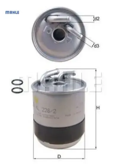 MAZOT FİLTRESİ     SPRINTER-VITO  04-11 resmi