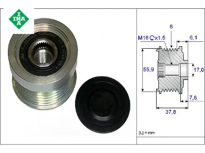 ALTERNATÖR RULMANI    S70-C70-S60 resmi