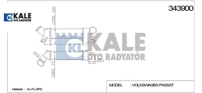 TURBO RADYATÖRÜ C5-407 1.6HDI - 2.0HDI (08+) resmi