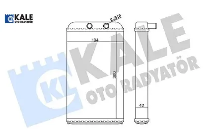 KALORİFER RADYATÖRÜ BOXER I-II- DUCATO (99-06) resmi