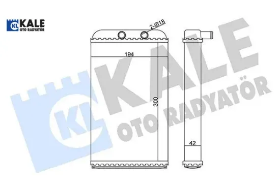 KALORİFER RADYATÖRÜ BOXER I-II- DUCATO (99-06) resmi