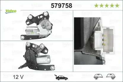 SİLECEK MOTORU ARKA  PEUGEOT PARTNER 08->-CITROEN BERLINGO 08-> resmi
