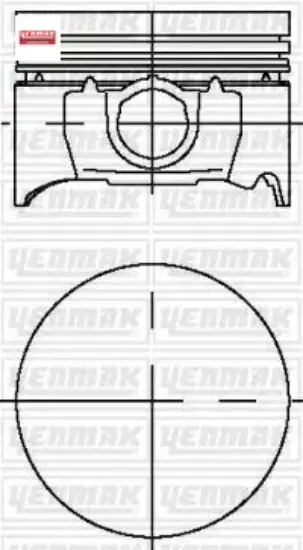 PISTON SEGMAN 050 FARKLI 8060MM MONDEO II ZH 18 16V ZETEC 103PS -113PS 95>99 resmi