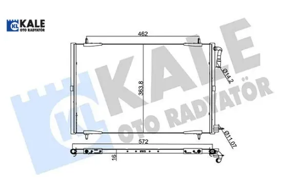 KLİMA RADYATÖRÜ 206 resmi